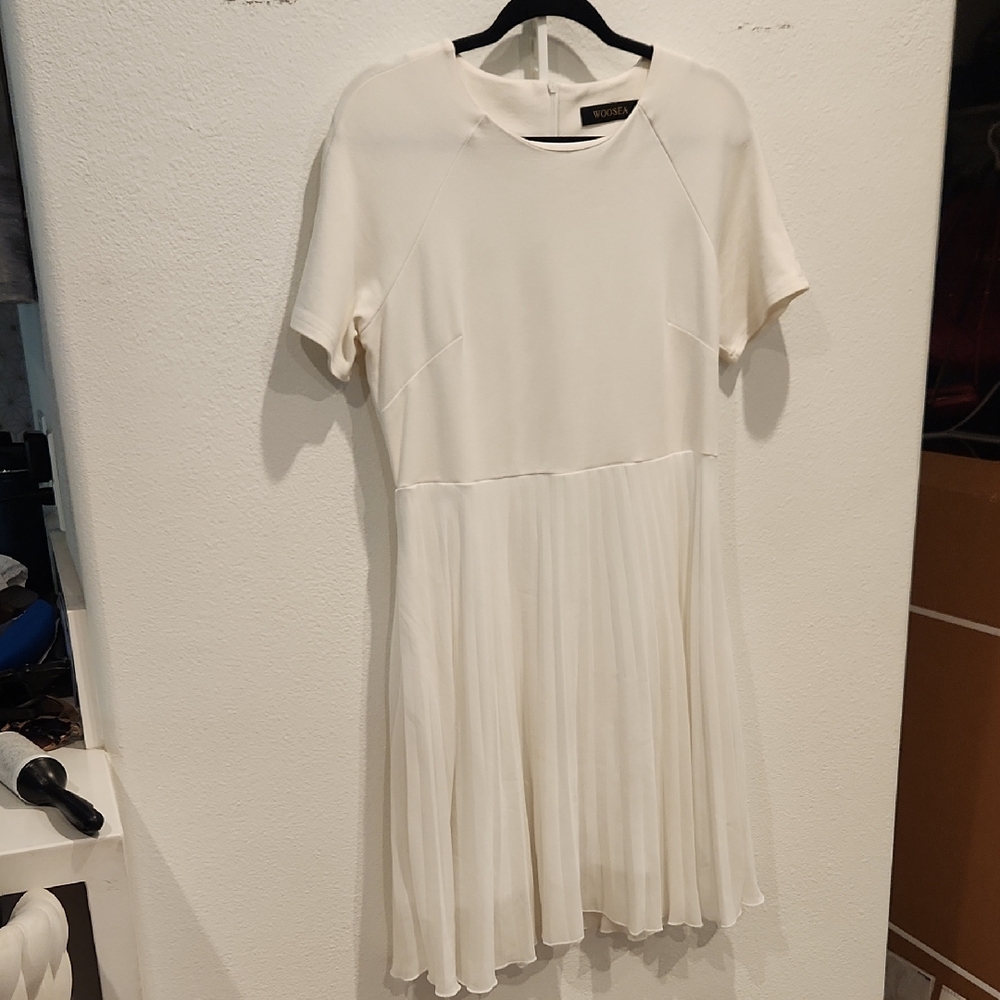 Cream Mini Dress